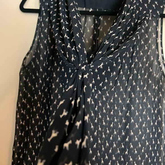 Giraffe print sheer tank - Picture 4 of 6